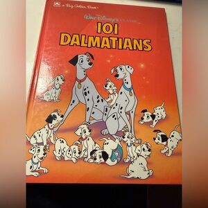 Disney 101 Dalmatians Classic Book - Orange and White